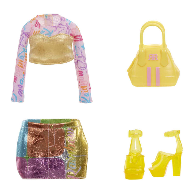 Afbeelding laden in galerijviewer, Rainbow high my fashion style-modepoppen - sunny
