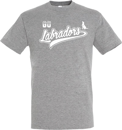 Load image into Gallery viewer, T-shirt go labradors grijs
