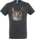 T-shirt grijze kat grijs