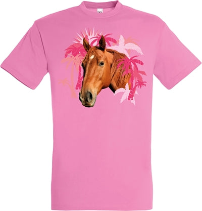 Load image into Gallery viewer, T-shirt paard roze
