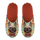 pantoffel french bulldog franse bulldog oranje
