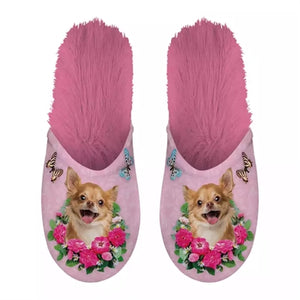 Pantoffel chihuahua roze
