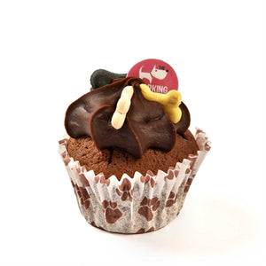 The barking bakery vanilla woofin met carob glazuur