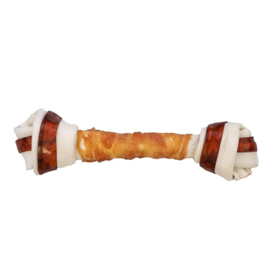 Load image into Gallery viewer, Petstyle living geknoopt bot multicolor met kip
