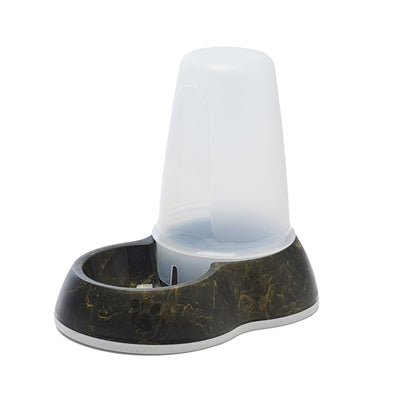 Load image into Gallery viewer, Savic drinkbak loop marble zwart goud
