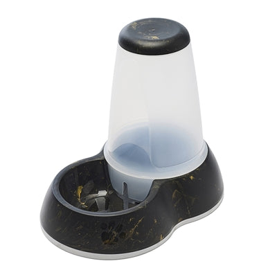 Load image into Gallery viewer, Savic drinkbak loop marble zwart goud
