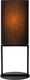 Lucide herman - tafellamp - ø 20 cm - 1xe27 - zwart - japandi