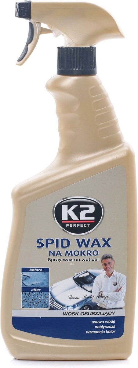 K2 k087m serie - perfecte snelwask - 770ml - synthetische spracy wax - hydrofobe bescherming