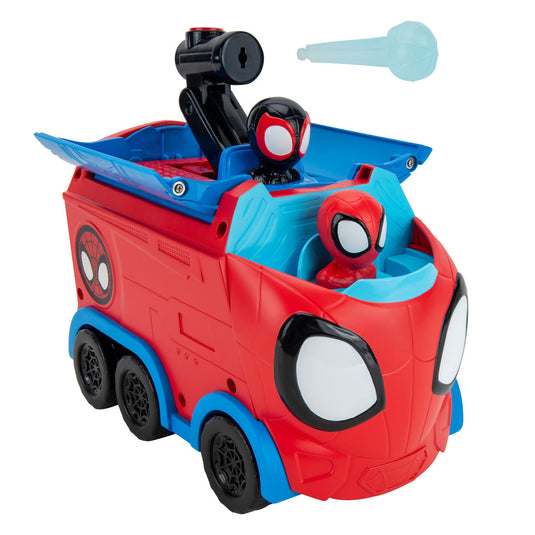 Jazwares marvel spidey web spinning hauler auto