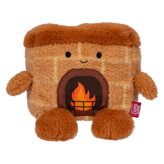 Bumbumz knuffel pluche - homebumz open haard, 19cm