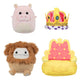 Squishmallows micromallows pluche 6,5cm 2-pack + 2 accessoires 18,5x19,5cm | 6 stuks