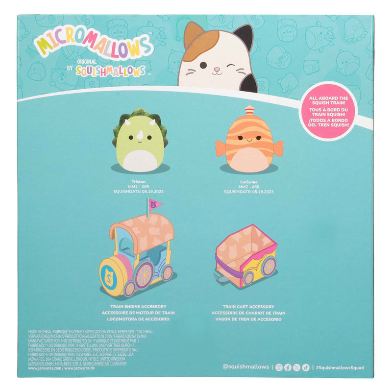 Load image into Gallery viewer, Squishmallows knuffel pluche micromallows - ticket to ride, 4dlg.
