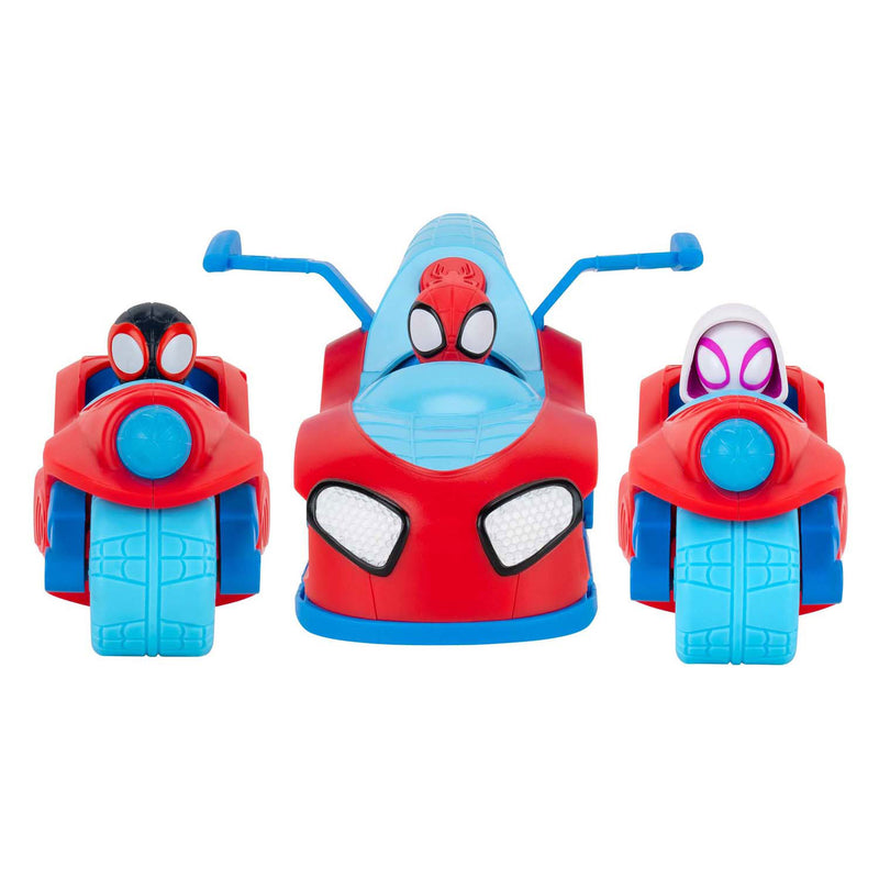 Load image into Gallery viewer, Jazwares spidey team split racer 3in1 voertuig
