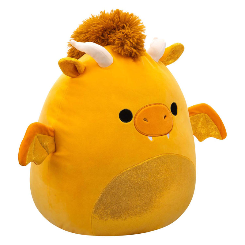 Load image into Gallery viewer, Squishmallows knuffel pluche - mister gouden draak, 30cm
