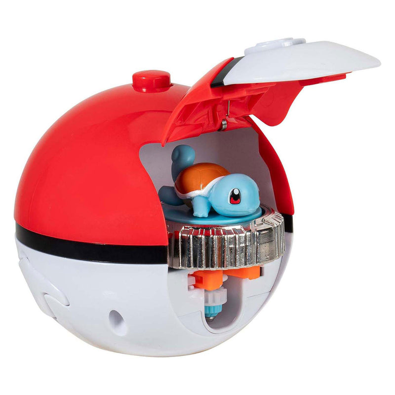 Load image into Gallery viewer, Jazwares pokémon battle spinner game - squirtle pokéball
