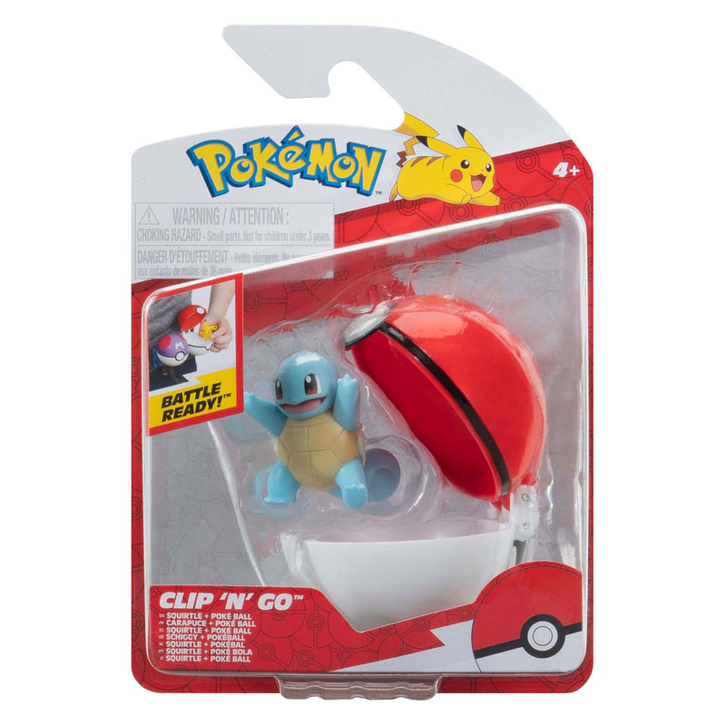 Load image into Gallery viewer, Jazwares pokémon - clip n go squirtle met pokébal
