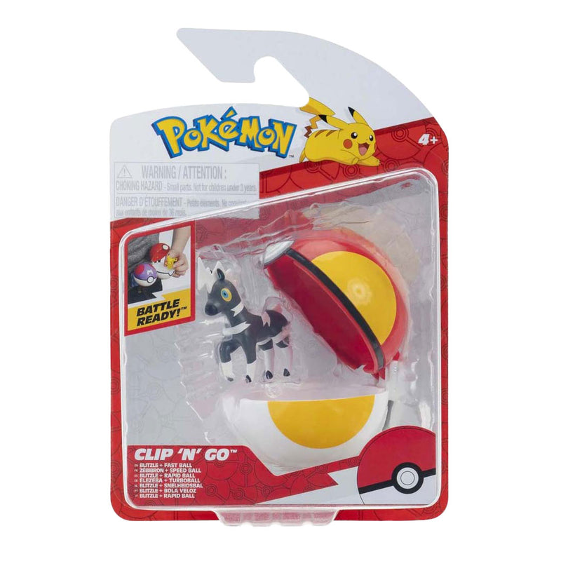Load image into Gallery viewer, Jazwares pokémon - clip n go blitzle fast ball speelset
