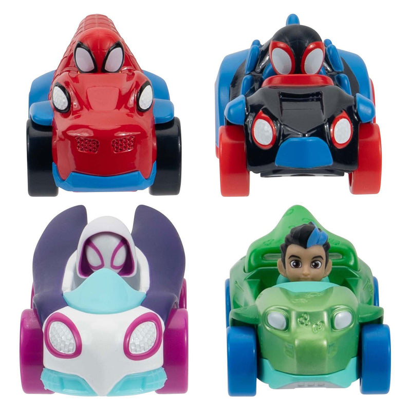 Load image into Gallery viewer, Jazwares spidey and friends - metalen voertuigen, 4dlg.
