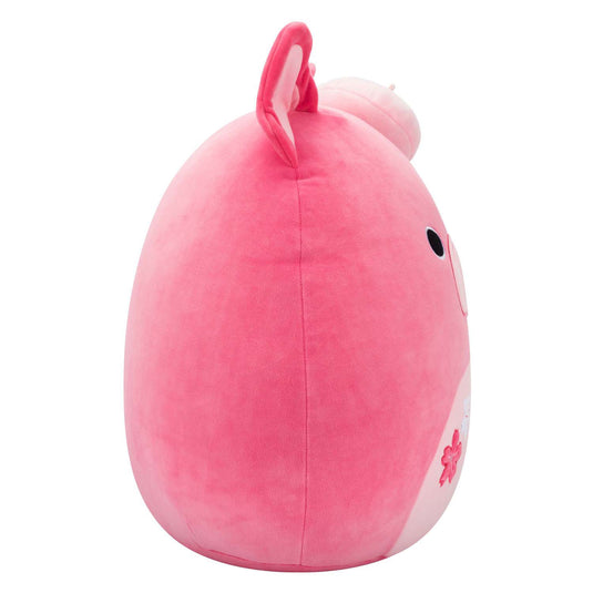 Squishmallows knuffel pluche - roze franse bulldog, 40cm