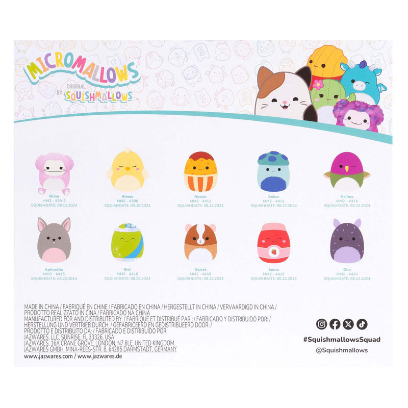 Load image into Gallery viewer, Jazwares squishmallows knuffel pluche - micromallows herfst - 10dlg.
