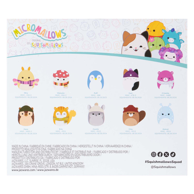 Load image into Gallery viewer, Jazwares squishmallows knuffel pluche - micromallows winter - 10dlg.
