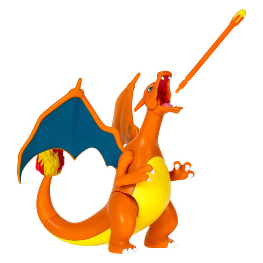 Jazwares pokémon battle feature figuurset - glurak en pikachu - 2dlg.