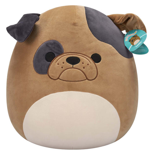 Jazwares squishmallows knuffel pluche - loafer the bulldog - 40cm