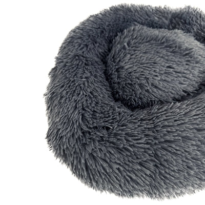 Load image into Gallery viewer, Sazzz hondenmand fluffy antraciet grijs
