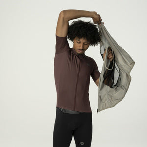 Core fietsshirt ss essential heren paars