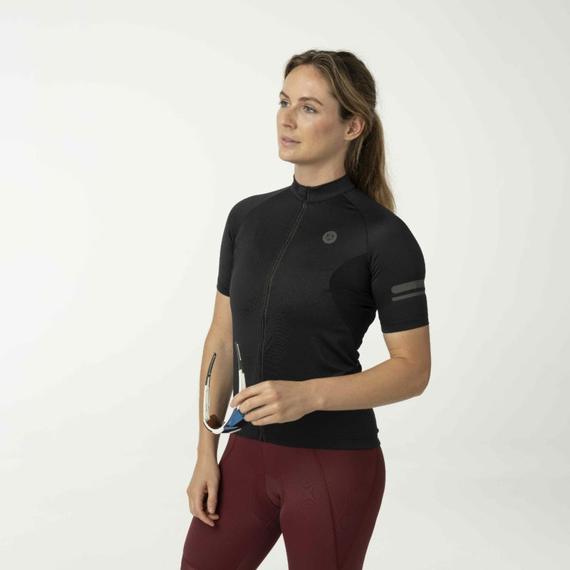 Chargez l'image dans la visionneuse de la galerie, Core fietsshirt ss essential dames zwart
