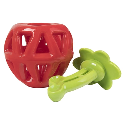 Load image into Gallery viewer, Fofos fruity-bites treat dispenser aardbei
