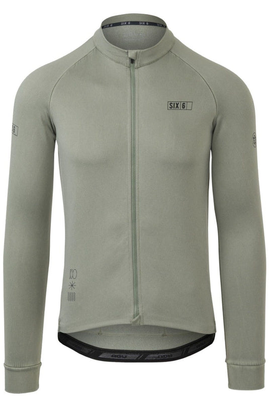 Klassiek fietsshirt lange mouwen six6 heren