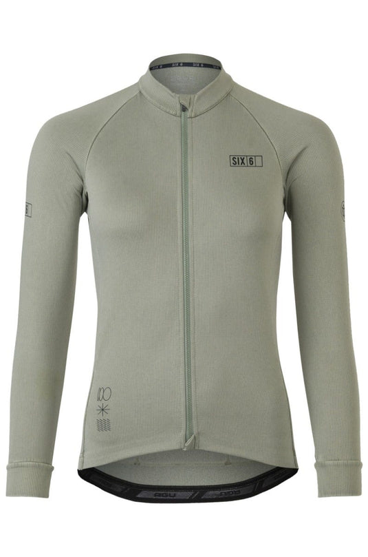 Klassiek fietsshirt lange mouwen six6 dames