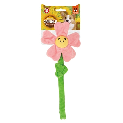 Load image into Gallery viewer, Fofos krinkel bloem roze met touwsteel
