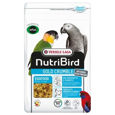 Nutribird gold crumble droog eivoer grote parkieten papegaaien