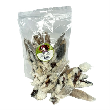 Petsnack konijnenoren met vacht