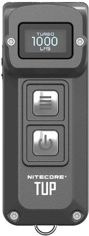 Nitecore tup sleutelhangerlamp oplaadbaar grijs