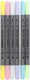 Creativ company cc textielstiften pastel 6 stuks