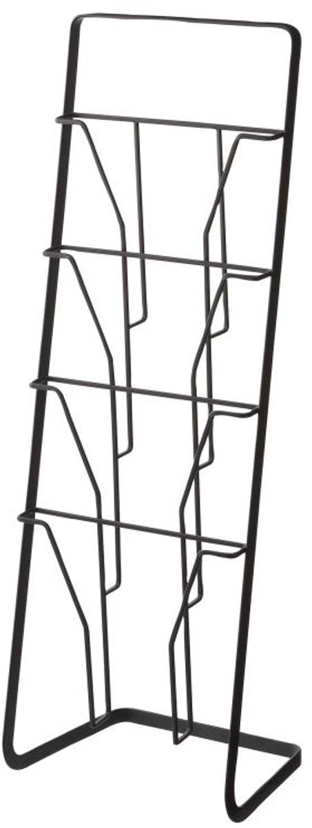 Yamazaki tijdschriftenrek 4 vakken - tower - zwart