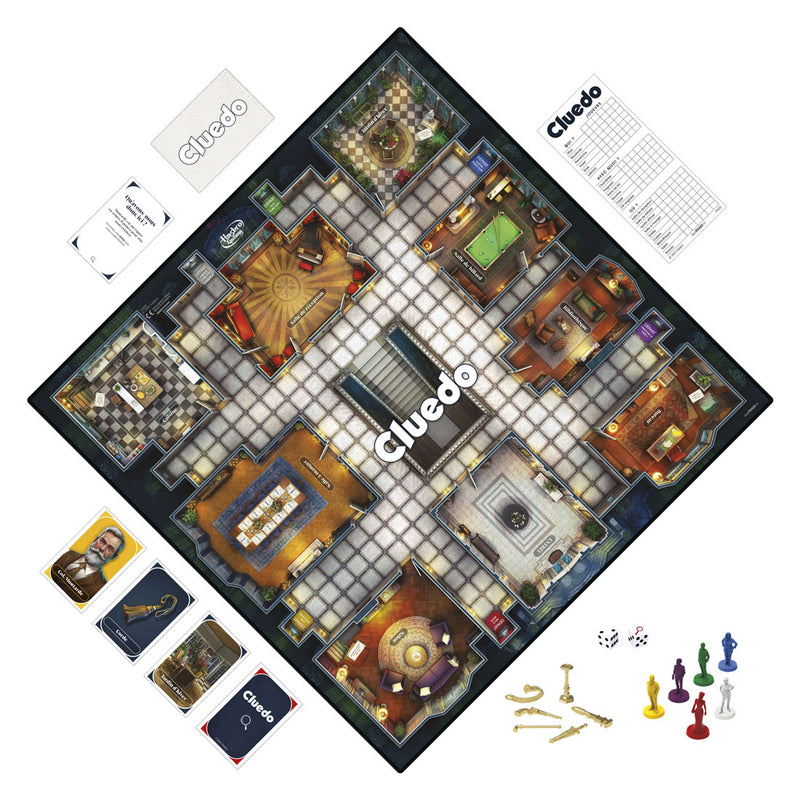 Afbeelding laden in galerijviewer, Hasbro gaming cluedo het klassieke misdaadspel
