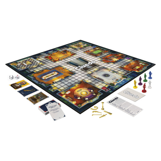 Hasbro gaming cluedo het klassieke misdaadspel