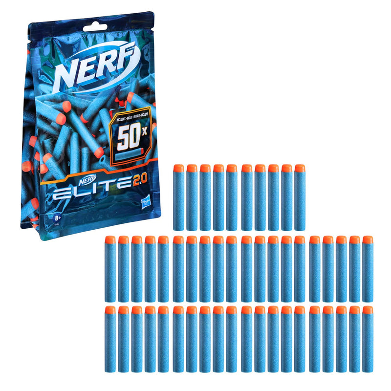 Afbeelding laden in galerijviewer, Nerf elite 2.0 refill pack - met 50 officiële elite 2.0 darts - elite pijltjes
