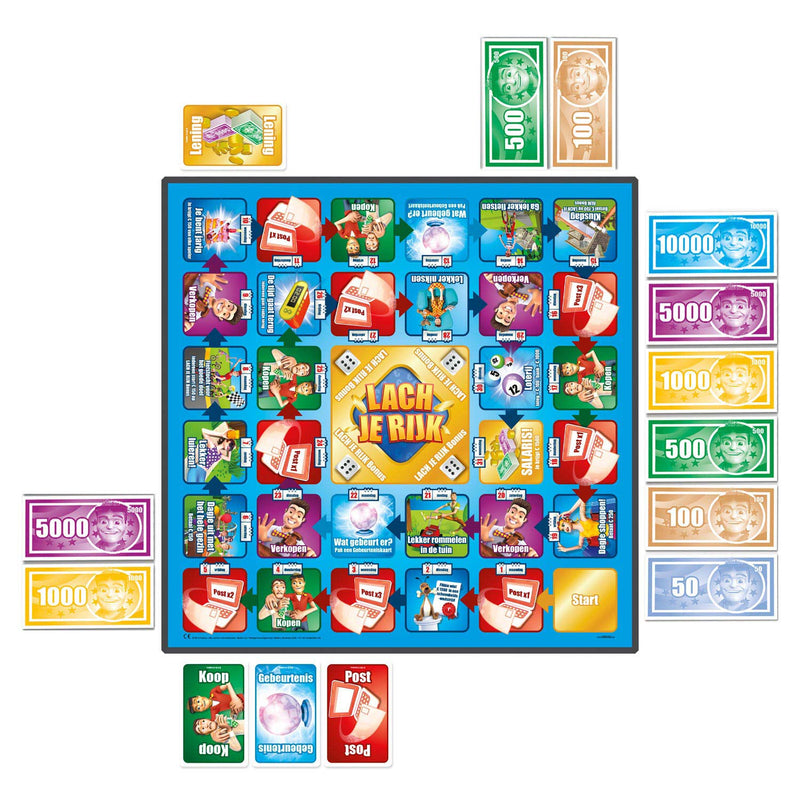 Load image into Gallery viewer, Hasbro Bordspel Lach je Rijk
