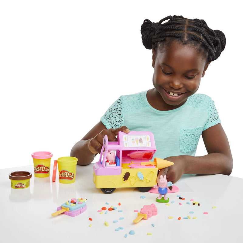 Afbeelding laden in galerijviewer, Play-doh peppas ijsjes speelset - boetseerklei - inclusief 5 potjes
