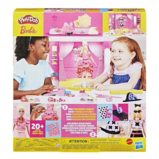 Play-doh barbie designer modeshow speelset - boetseerklei