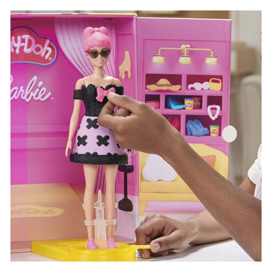 Play-doh barbie designer modeshow speelset - boetseerklei
