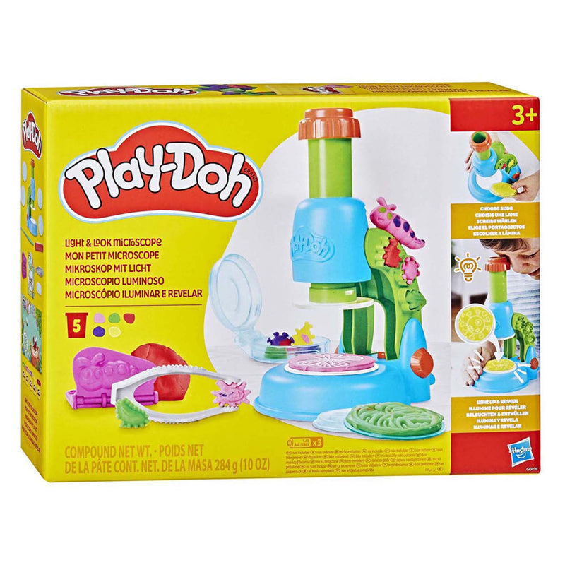 Load image into Gallery viewer, Play-doh microscoop met licht - 5 kleipotjes
