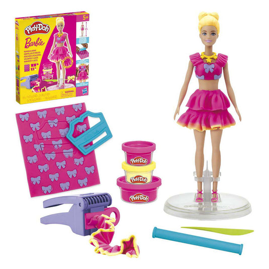 Play-doh barbie ruches en strikken - boetseerklei
