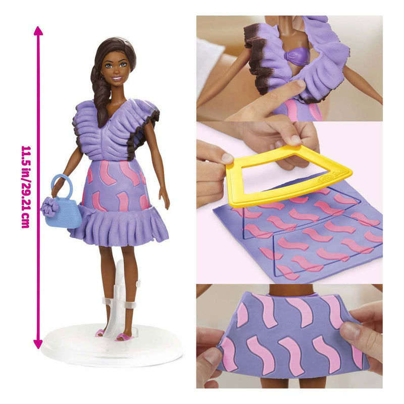 Afbeelding laden in galerijviewer, Play-doh barbie fashionista ruches - 2 kleipotjes

