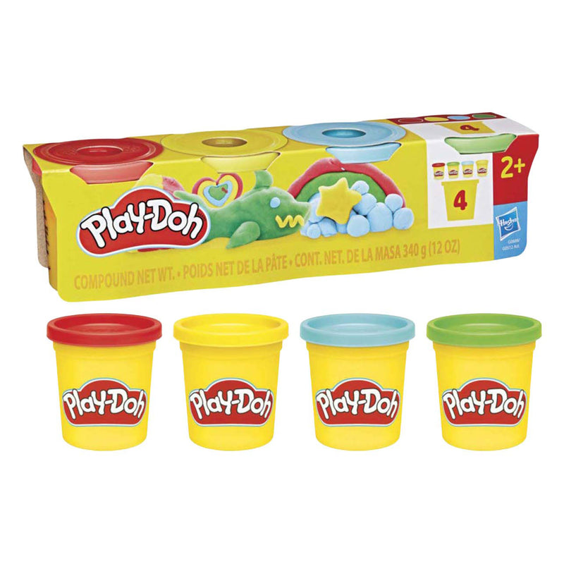 Load image into Gallery viewer, Play-doh classic - 4 kleipotjes
